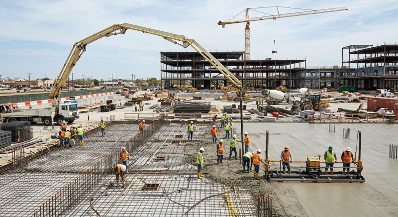 Commercial Slab Installation in Waldorf, MD