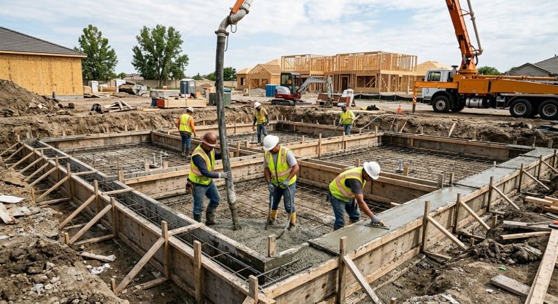 Cement Foundation Installation in Fort Worth, TX