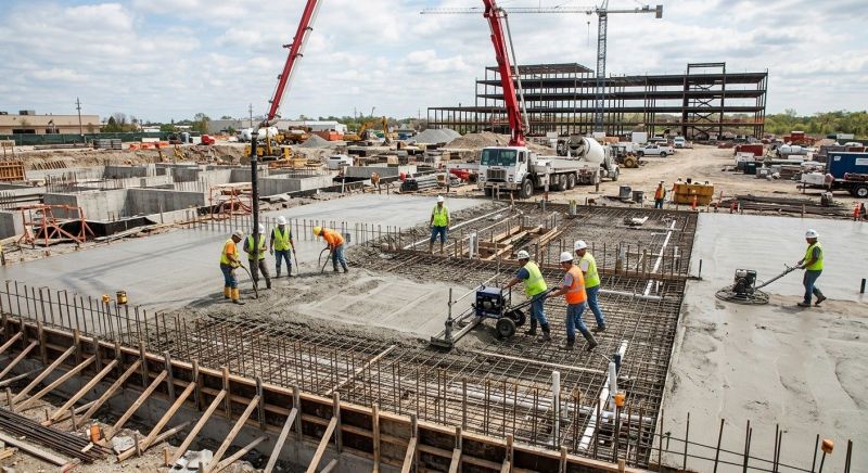 Commercial Slab Construction in Staten Island, NY
