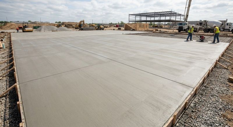Commercial Slab Installation in Greenville, SC