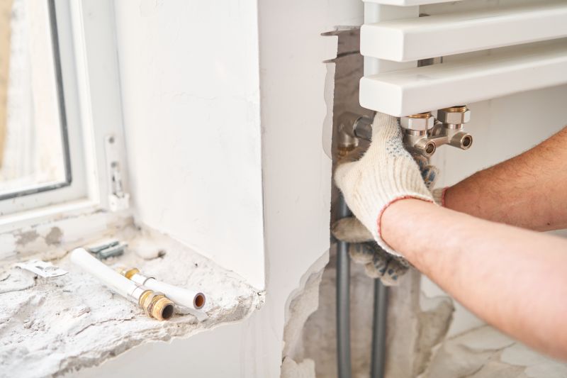 Spring Poured Wall Installation